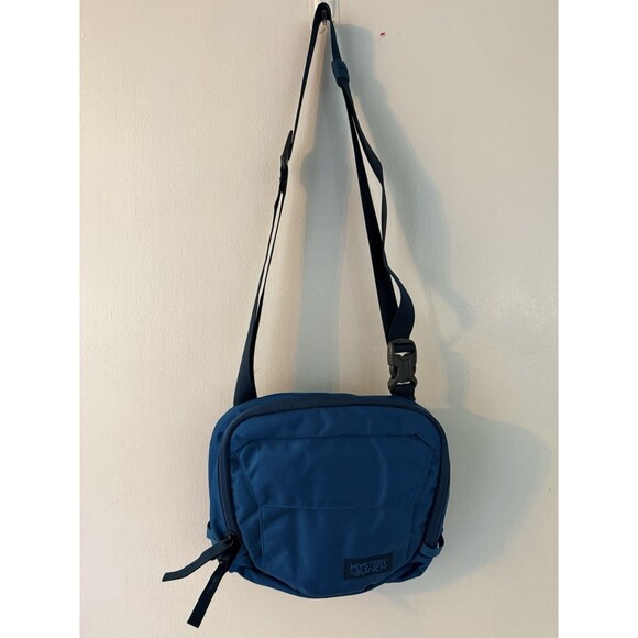Mystery Ranch Crossbody Bag Blue Adjustable Strap Buckle Closure Hiking Bag - Picture 2 of 8